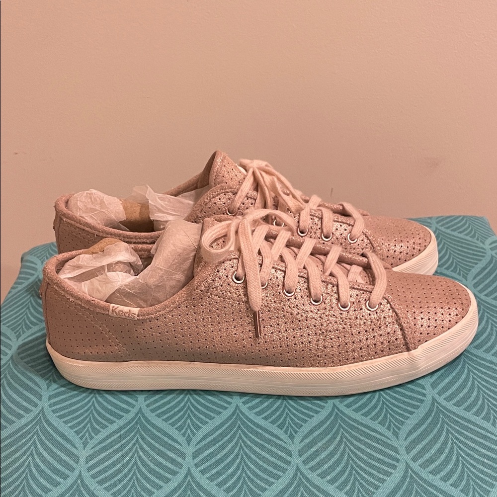 Women's Keds Pink Sneakers - Picture 2 of 7